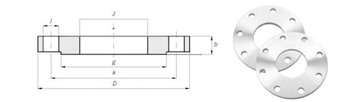 Dimension and weight of DIN2503 PN40 Flat Flange Dimension and weight of DIN2503 PN40 Flat Flange